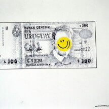 HAPPINES I | Ink and stamp on paper | 23x30.5cm | 2013
