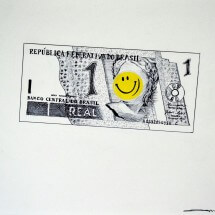 HAPPINES II | Ink and stamp on paper | 23x30.5cm | 2013