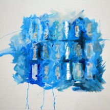 SINNLOS | Bills and acrylic on paper | Variable | 2013