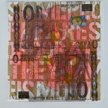 UNTITLED (X&M RED) | Monotype and xilography | 39x35cm | 2014