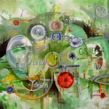 VW BEETLE 1950 H.W. | Oil on canvas | 80x100cm | 2013